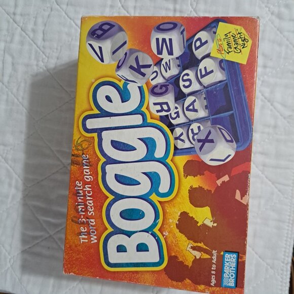 Parker Brothers "Boggle" The 3-Minute Word Search Game for Ages 8+ 1999 - Picture 7 of 11